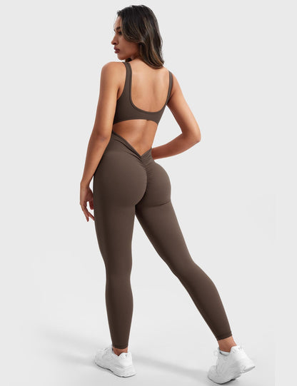 Gymfit Jumpsuit med V-rygg - Gymfit