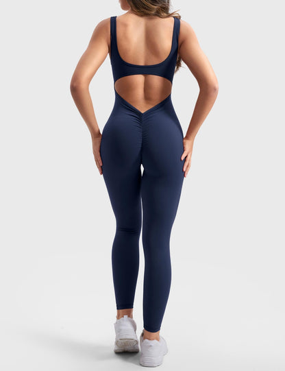 Gymfit Jumpsuit med V-rygg - Gymfit