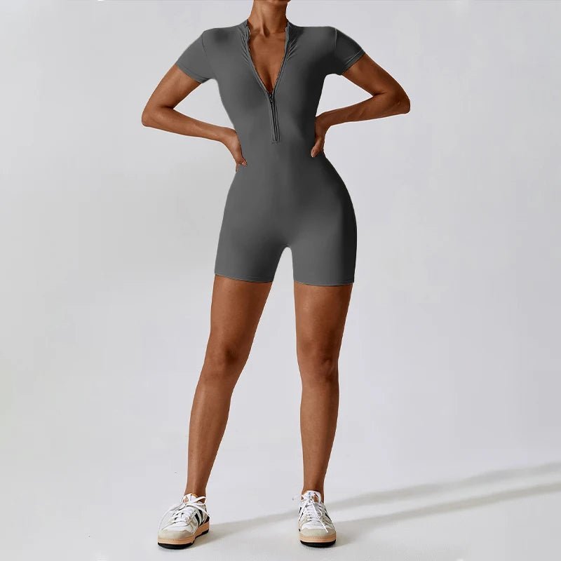 Gymfit Jumpsuit - kort med glidelås - Gymfit