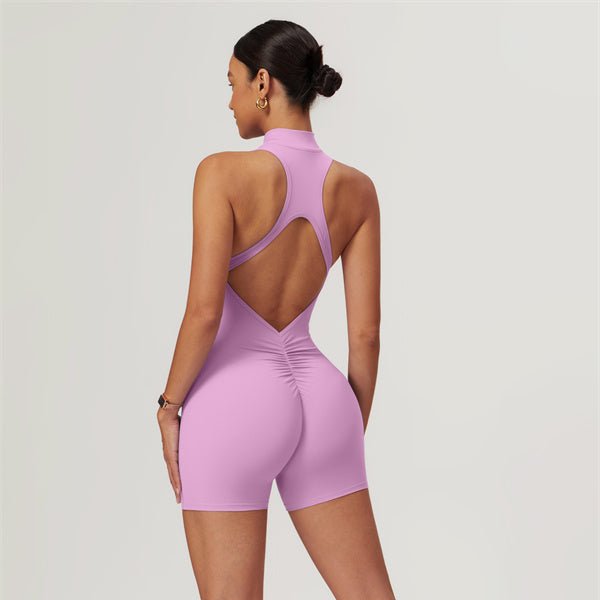 Gymfit Jumpsuit kort med glidelås - Gymfit
