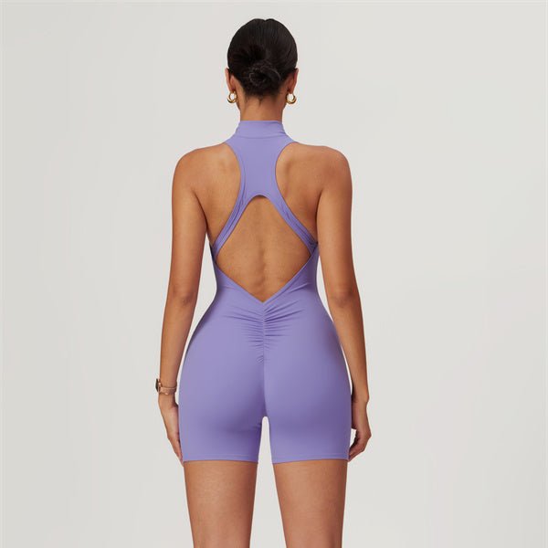 alt
Gymfit jumpsuit kort med glidelås - Gymfit