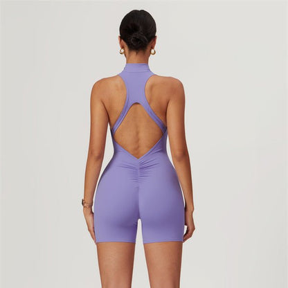 alt
Gymfit jumpsuit kort med glidelås - Gymfit