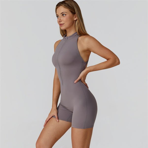 Gymfit Jumpsuit kort med glidelås - Gymfit