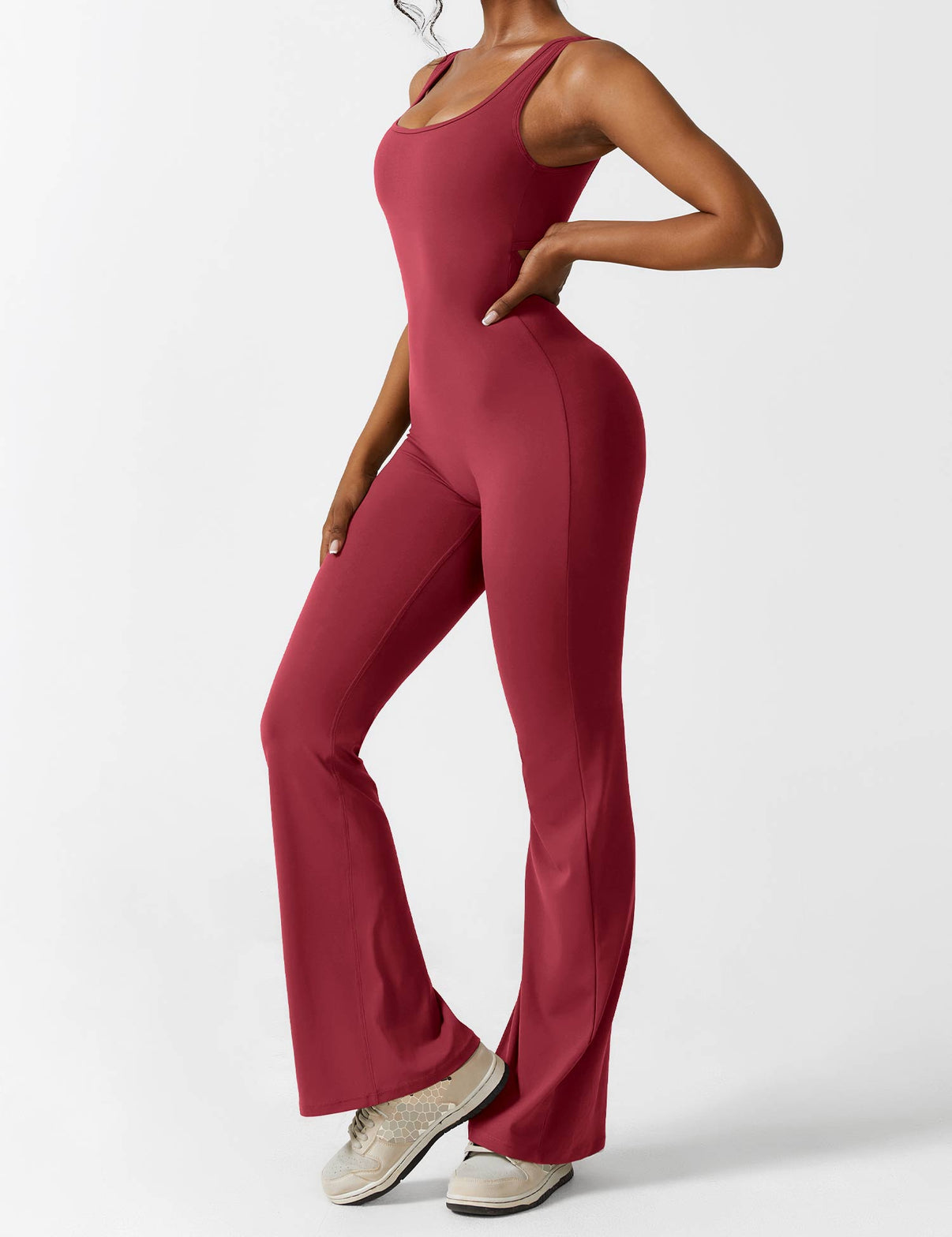 Gymfit Jumpsuit V-rygg med slengben - Gymfit