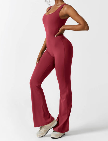 Gymfit Jumpsuit V-rygg med slengben - Gymfit