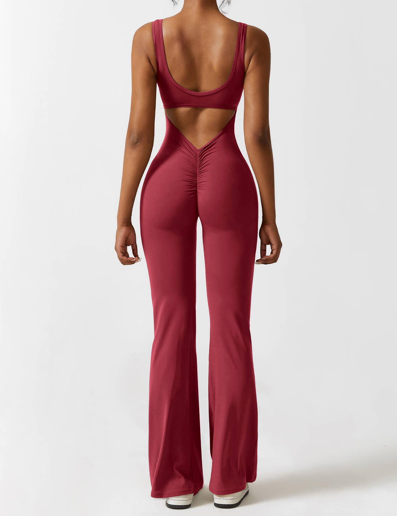 alt
Gymfit Jumpsuit V - rygg Flare Leg - Gymfit