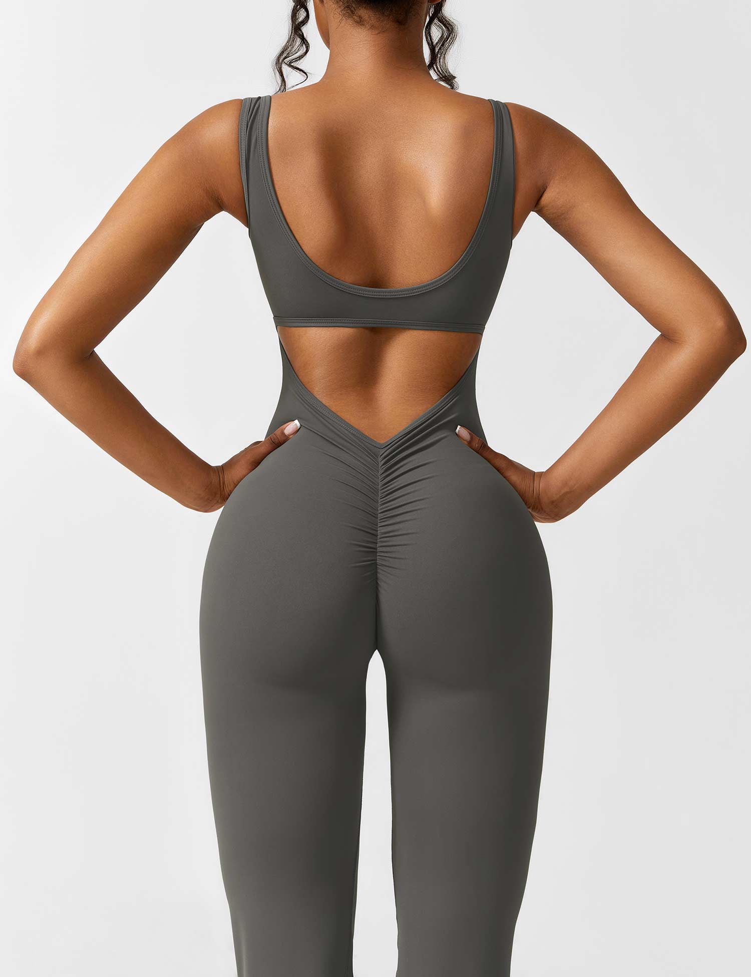 Gymfit Jumpsuit V-rygg Flare Leg - Gymfit