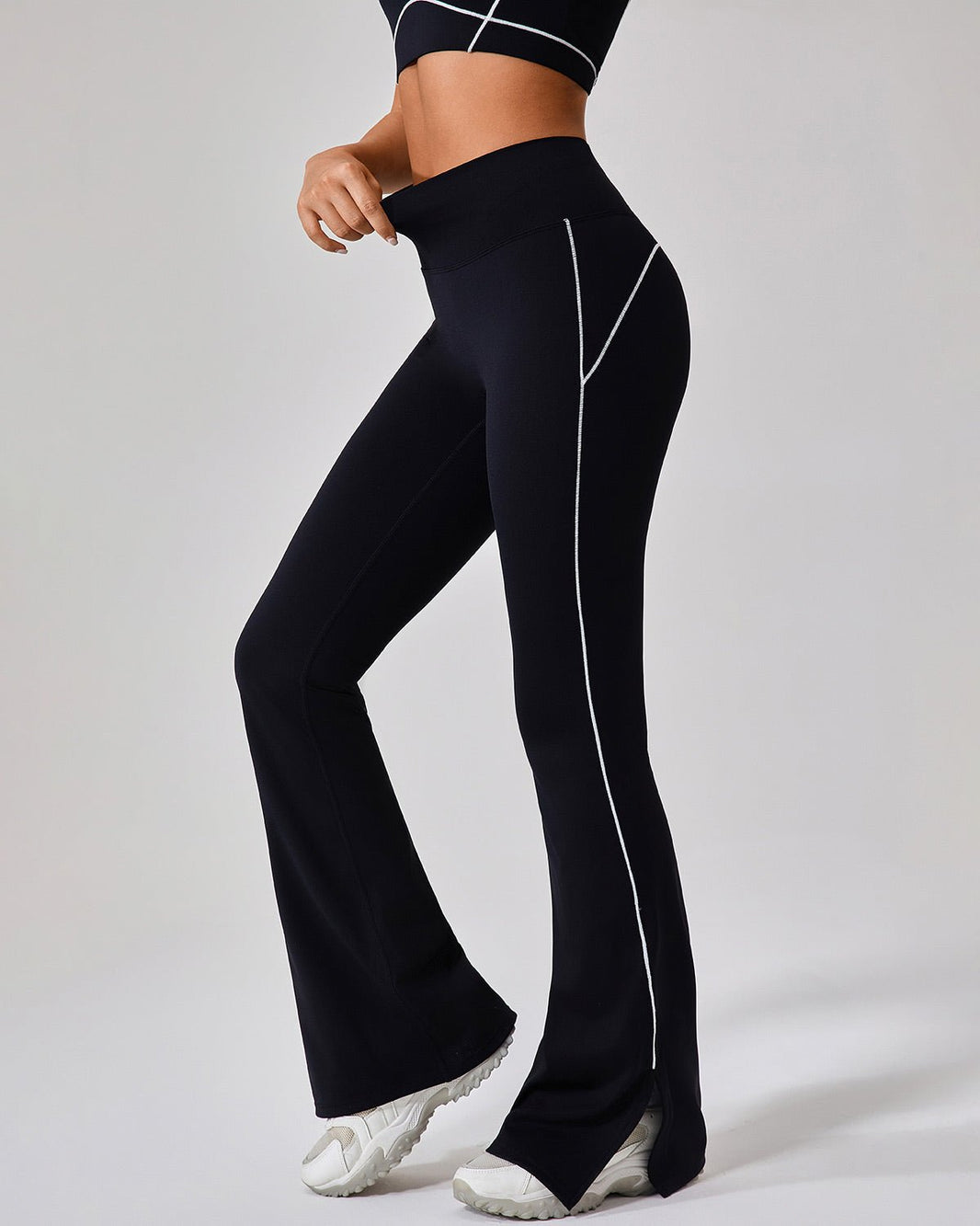 Gymfit fôrede leggings med sleng - Gymfit
