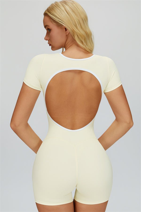 Gymfit kort jumpsuit med fôr - Gymfit