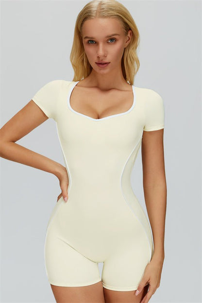 Gymfit fôret kort jumpsuit - Gymfit