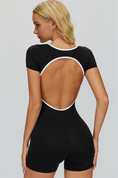 Gymfit fôret kort jumpsuit - Gymfit