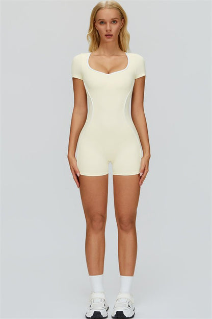 Gymfit kort jumpsuit med fôr - Gymfit