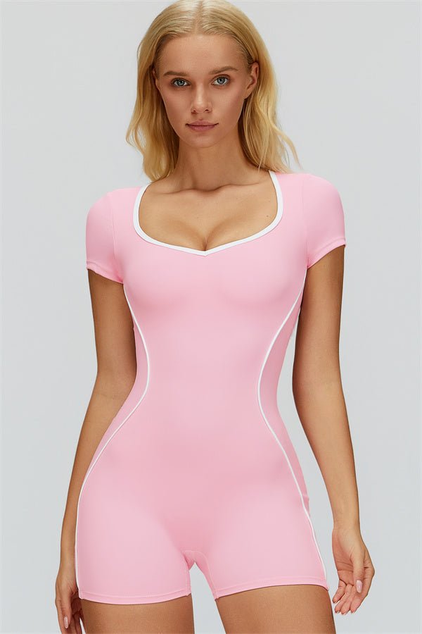 Gymfit fôret kort jumpsuit - Gymfit
