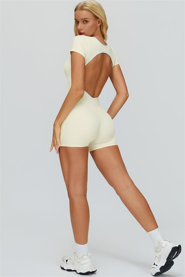 Gymfit Kort Jumpsuit med Fôr - Gymfit