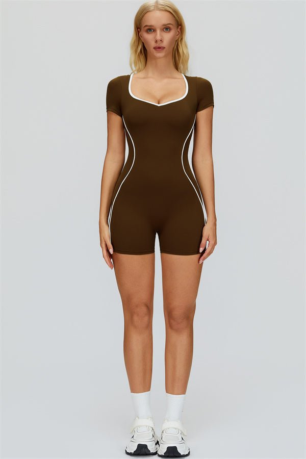 Gymfit fôret kort jumpsuit - Gymfit