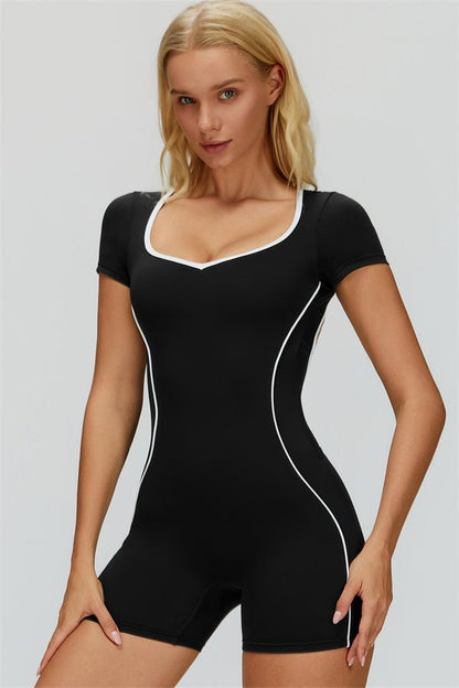 Gymfit fôret kort jumpsuit - Gymfit