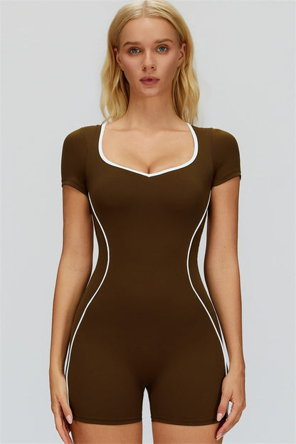 Gymfit fôret kort jumpsuit - Gymfit