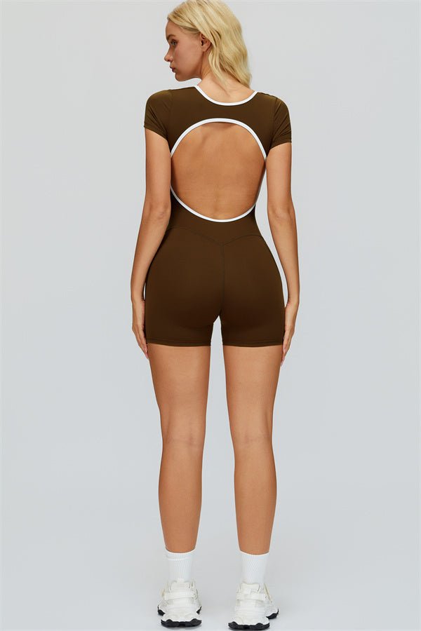 Gymfit fôret kort jumpsuit - Gymfit