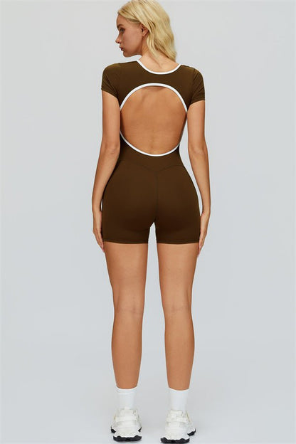 Gymfit fôret kort jumpsuit - Gymfit