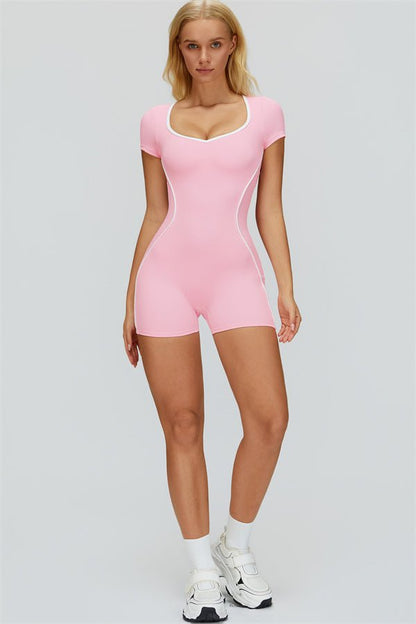 Gymfit fôret kort jumpsuit - Gymfit
