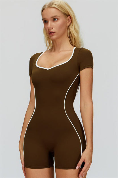 alt
Gymfit fôret kort jumpsuit - Gymfit