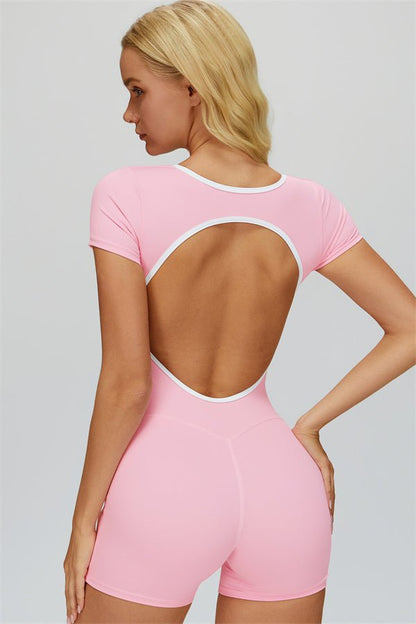 Gymfit Kort Jumpsuit Med Fôr - Gymfit
