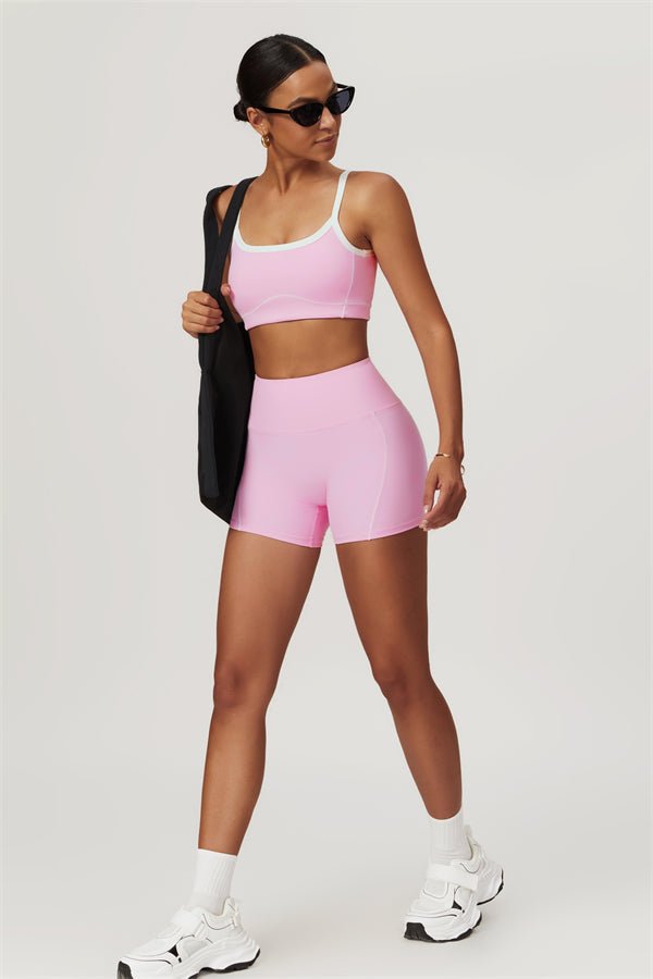 Gymfit fôret sportstopp- og shortssett - Gymfit