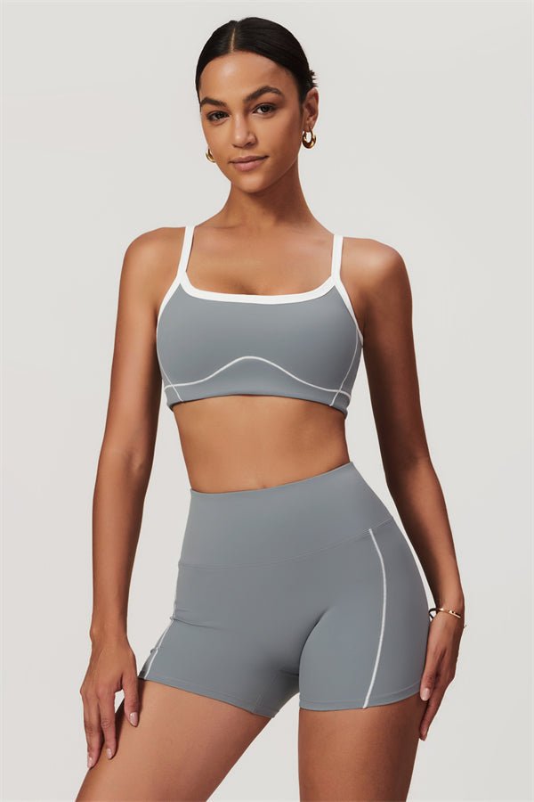 Gymfit fôret sportstopp- og shortssett - Gymfit