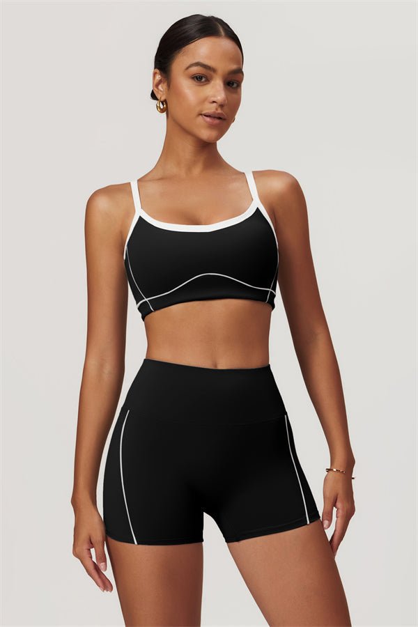 Gymfit fôret sportstopp- og shortssett - Gymfit