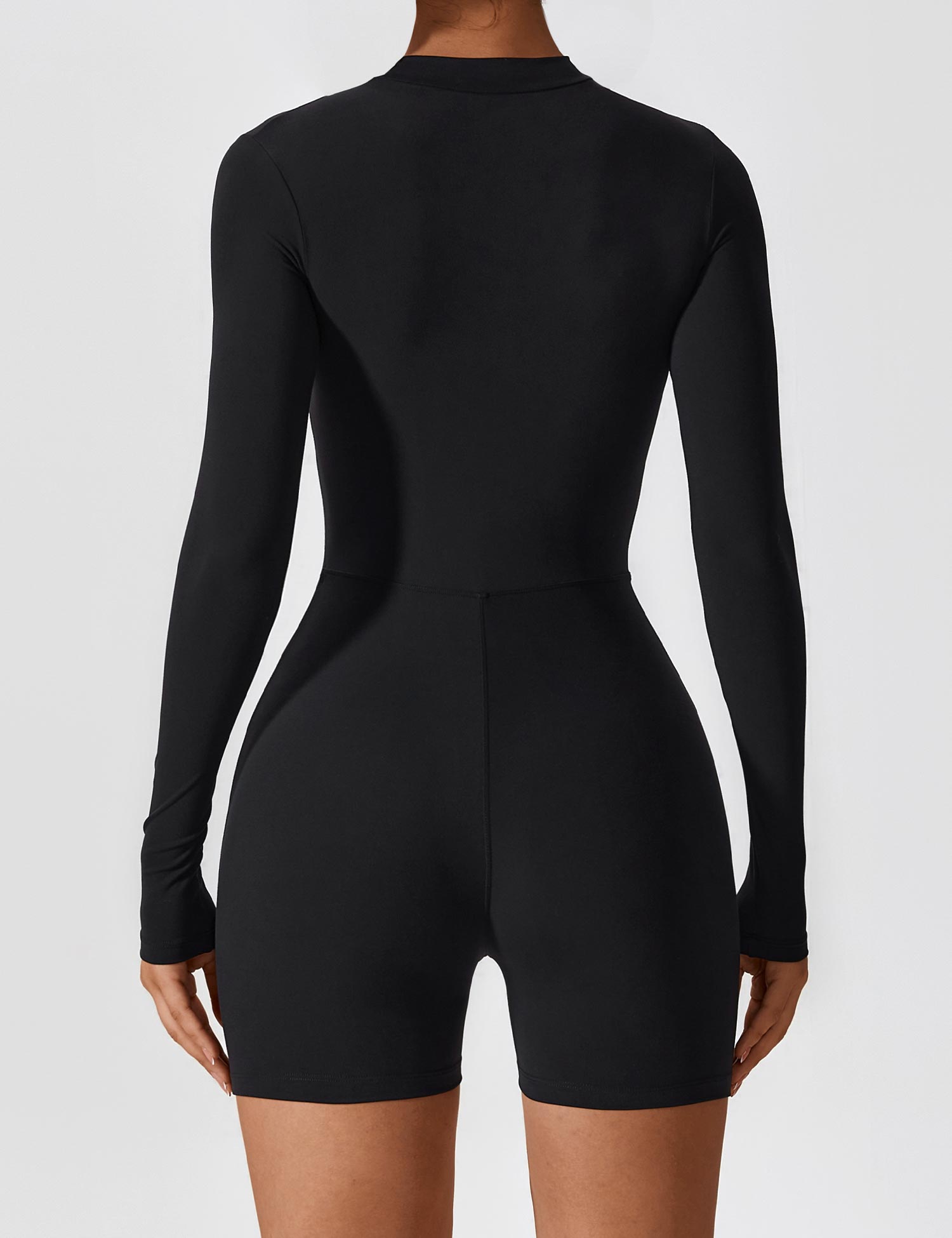 Gymfit langermet jumpsuit med glidelås - Gymfit