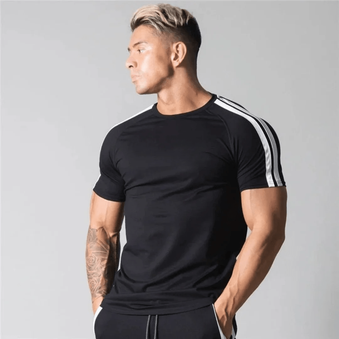 alt
Gymfit LYFT stribet T-skjorte - Gymfit