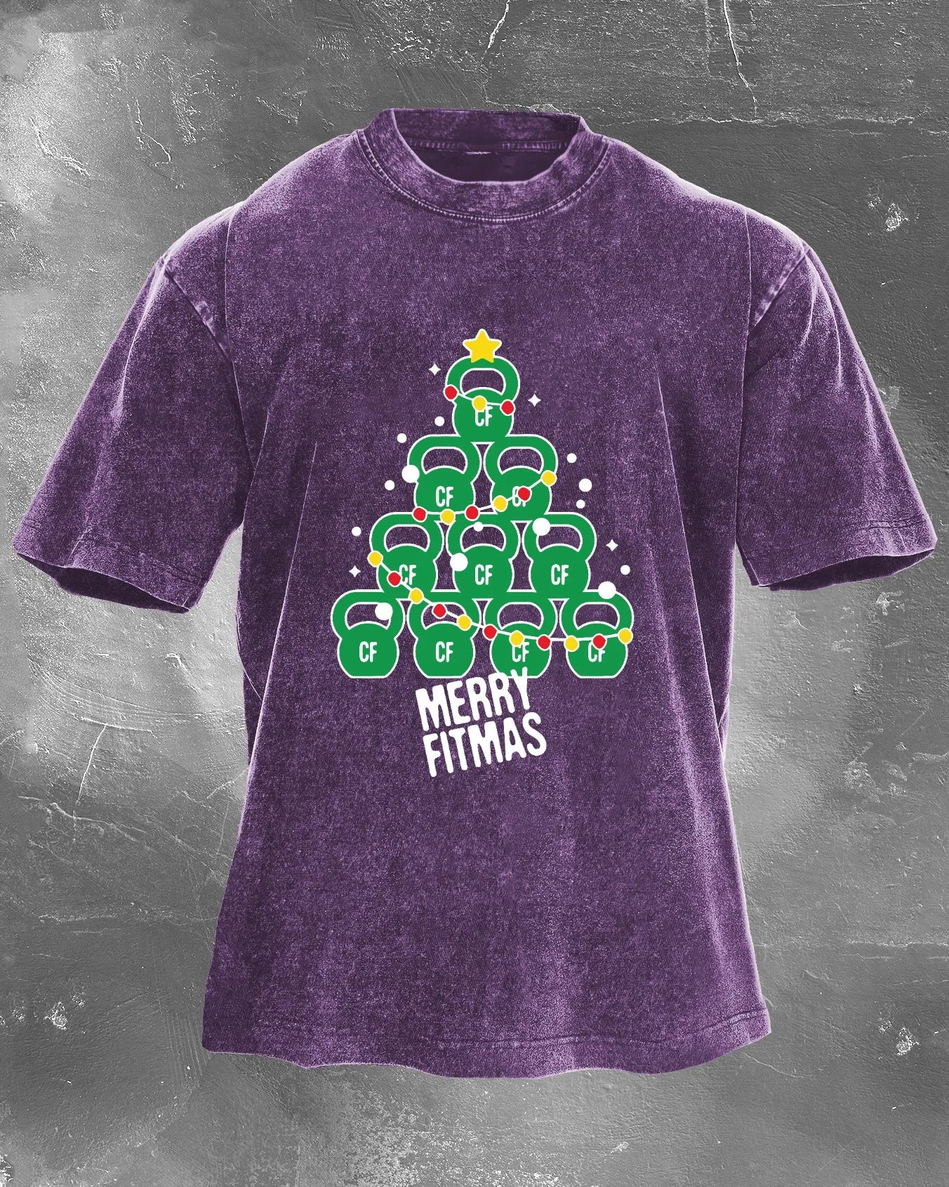 GYMFIT MERRY FITMAS VASKET T-SKJORTE - Gymfit