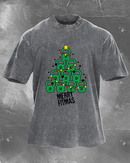 GYMFIT MERRY FITMAS VASKET T-SKJORTE - Gymfit