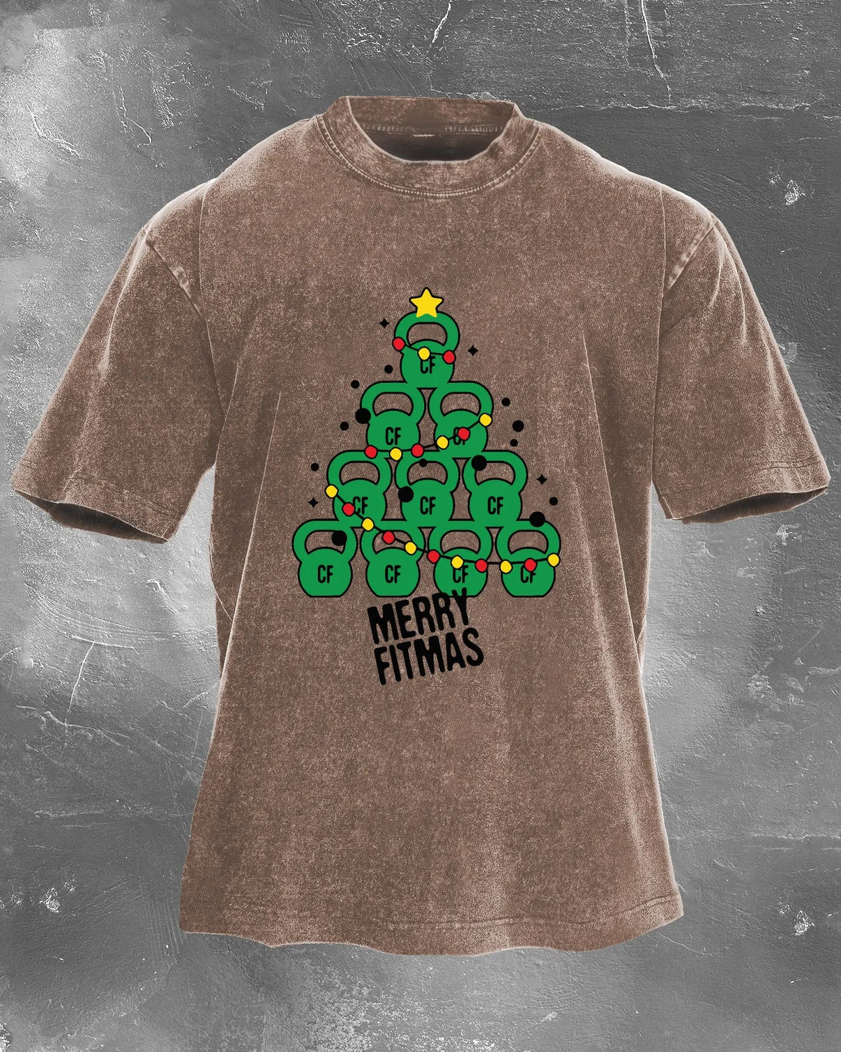 GYMFIT MERRY FITMAS VASKET T-SKJORTE - Gymfit