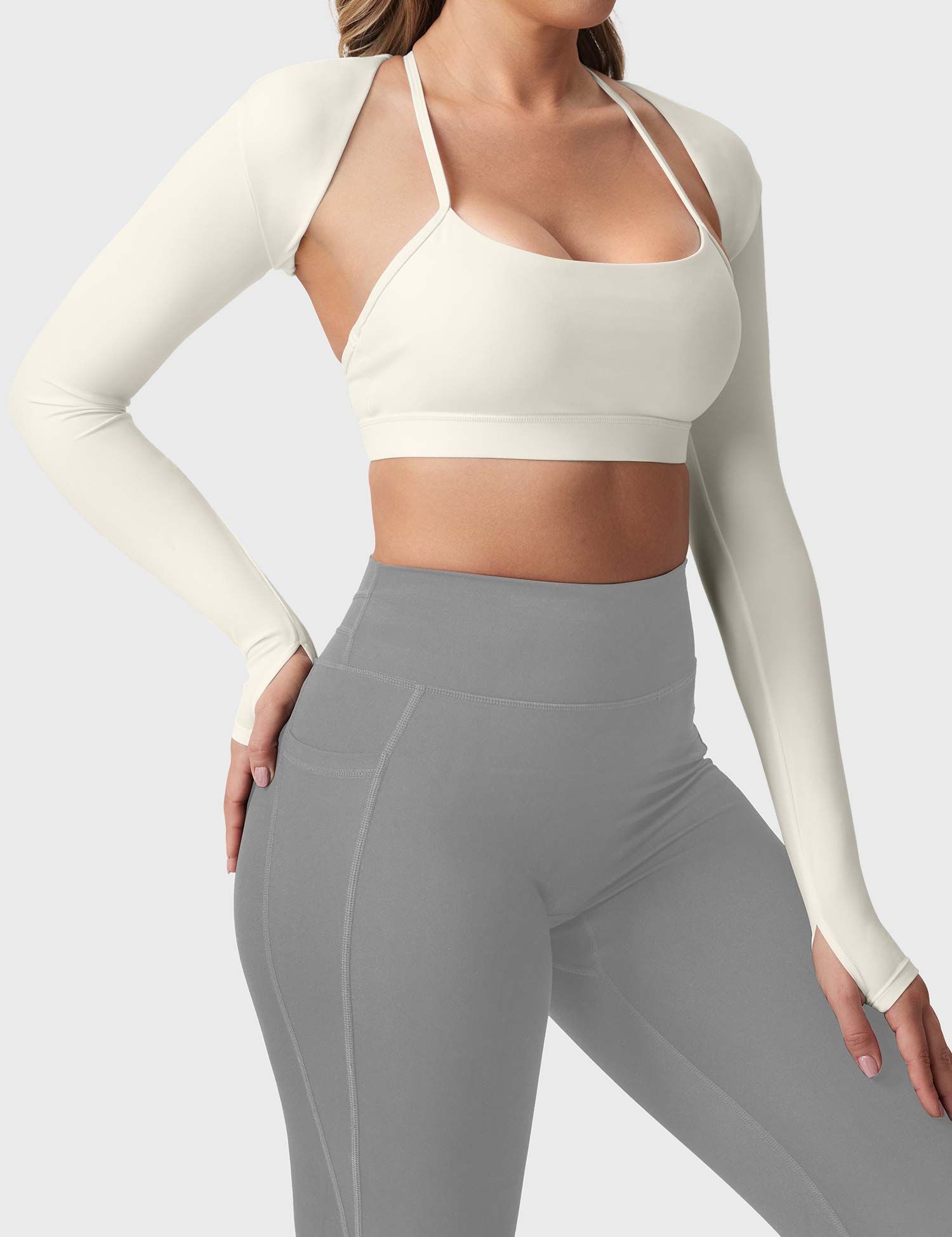Gymfit Mini bolero med lange ermer – Gymfit