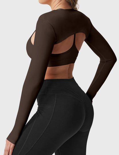 alt
Gymfit Mini bolero-skuldertrekker med lange ermer - Gymfit
