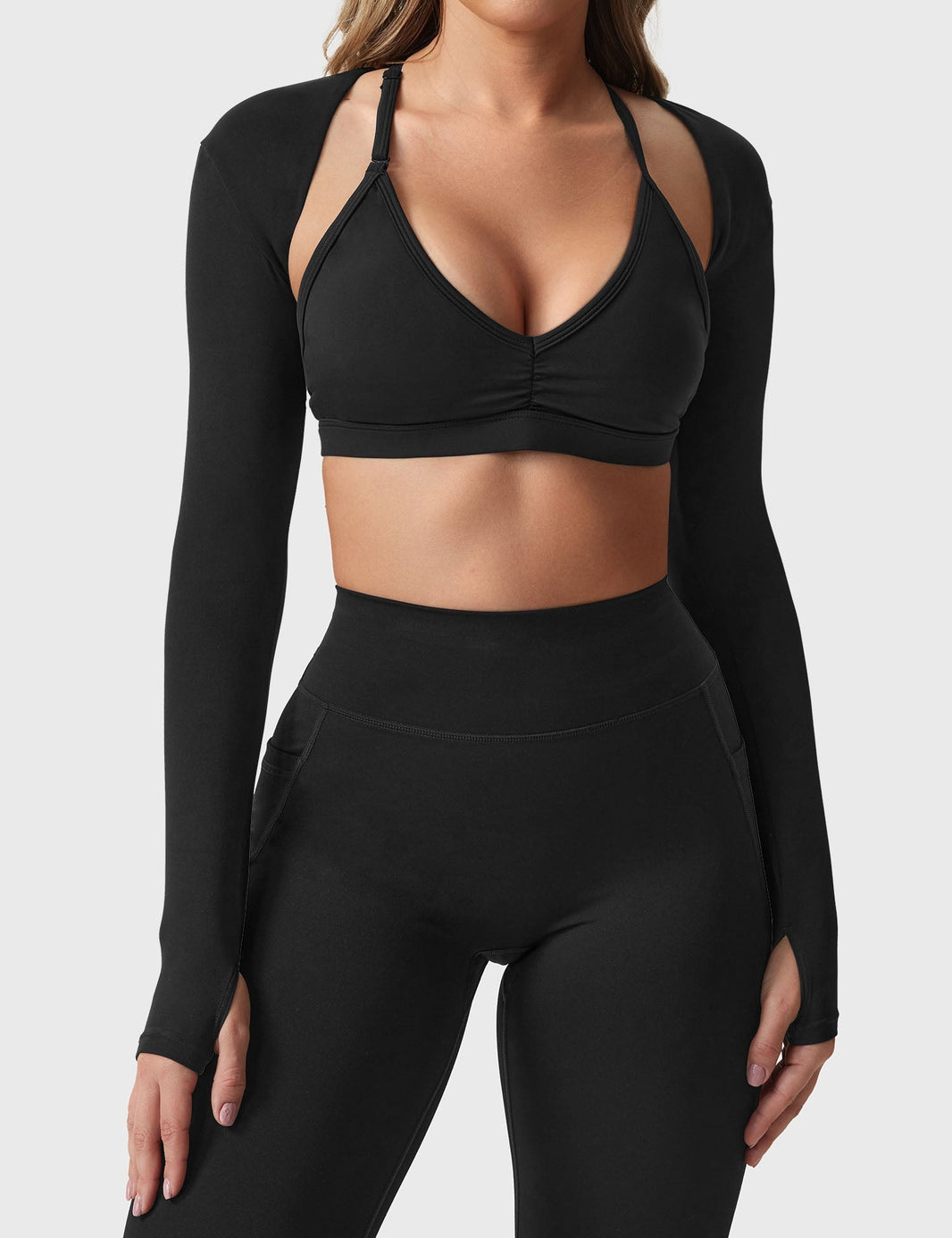 alt
Gymfit mini bolero med lange ermer - Gymfit