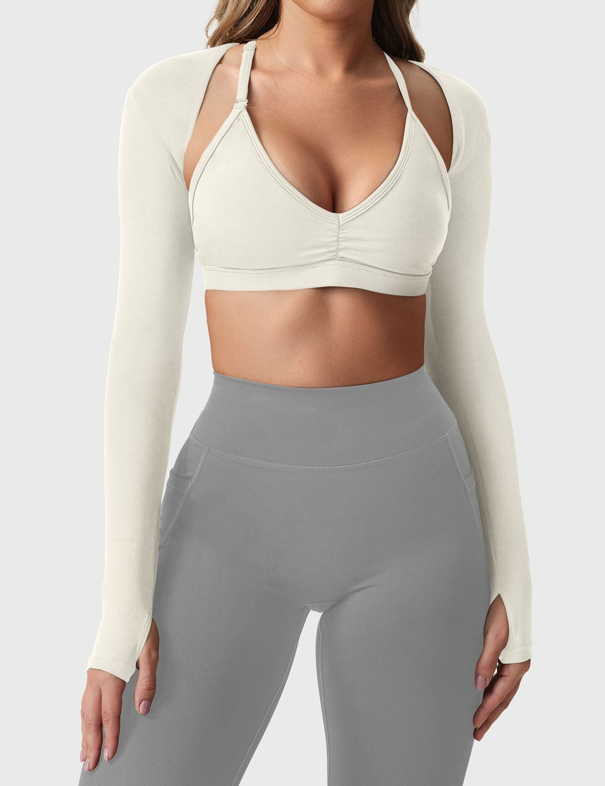 alt
Gymfit Mini bolero med lange ermer - Gymfit