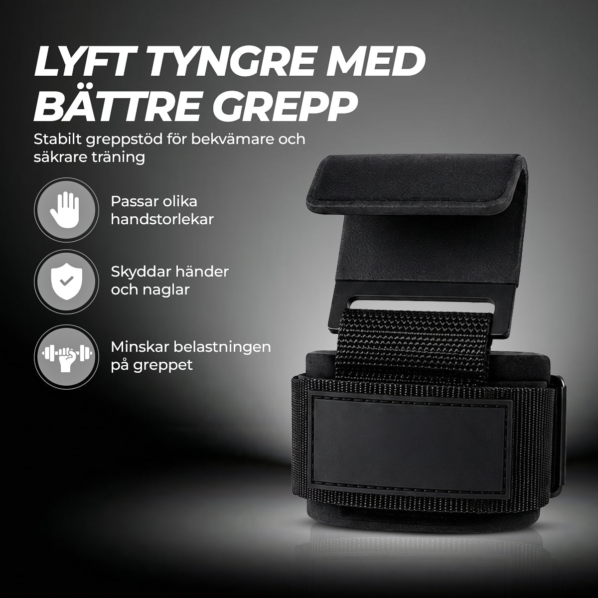 Gymfit Power Hooks grep - Gymfit