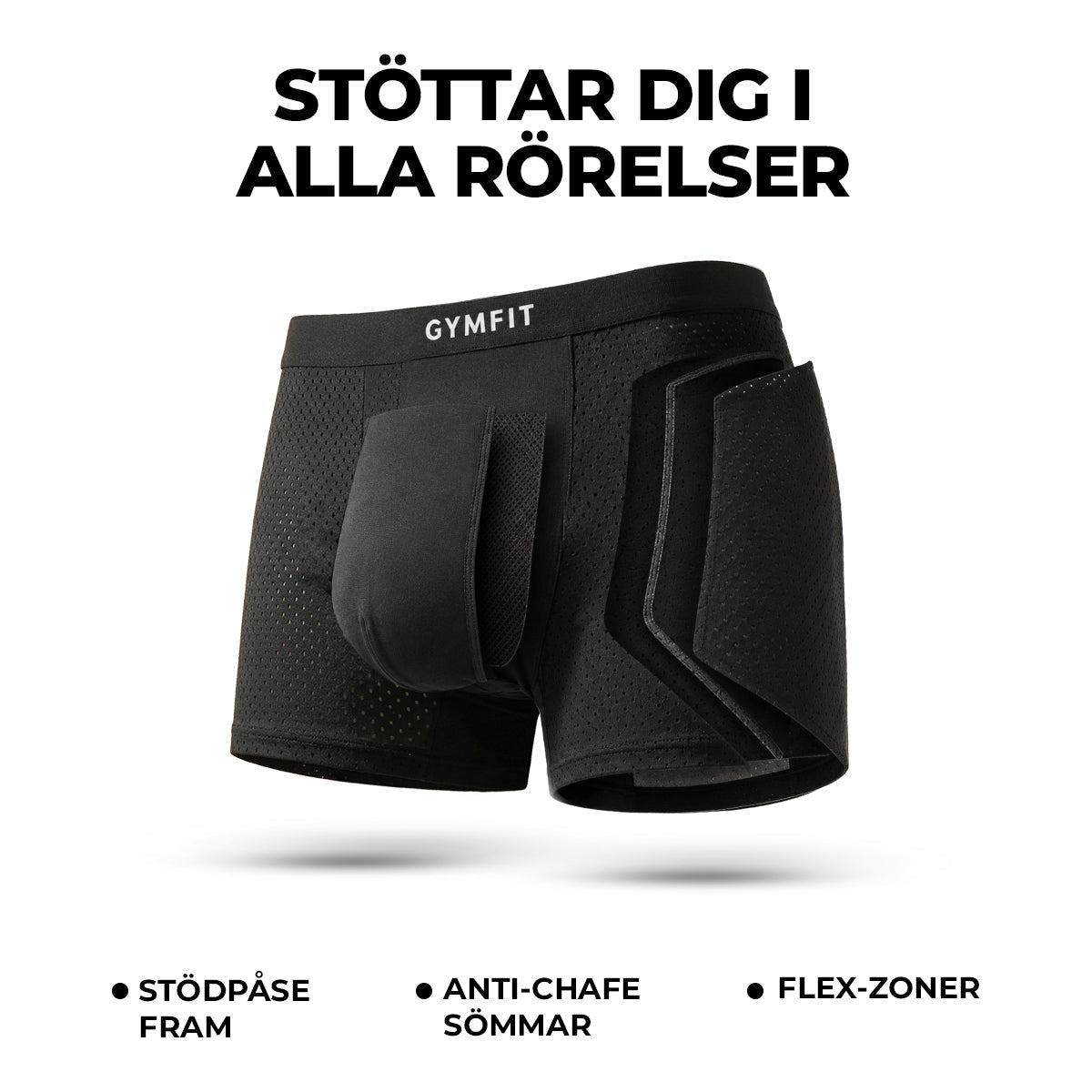 Gymfit Quick - Quick-Dry boxershorts med høy ytelse - Gymfit