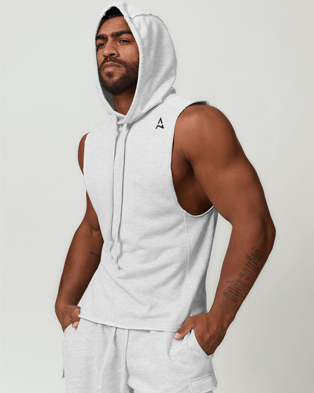 Gymfit hettegenser med råkant - Gymfit