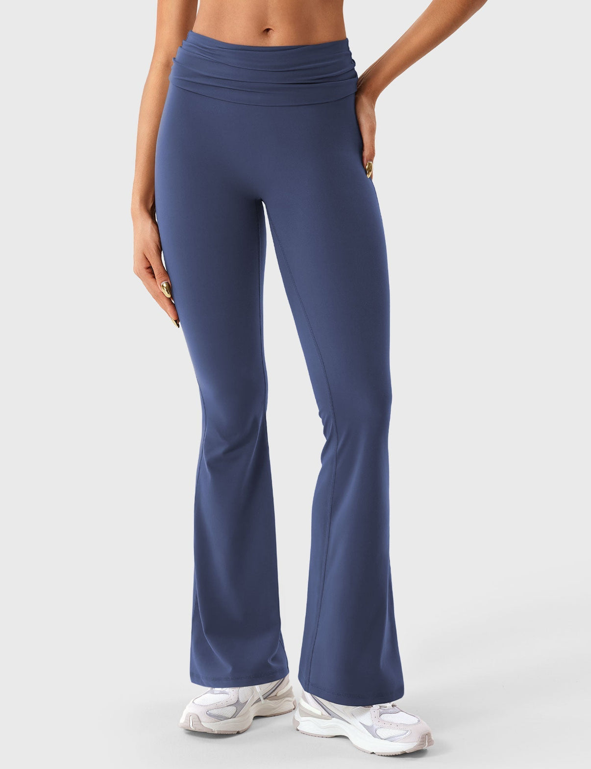 Gymfit Romola leggings med nedbrettbar linning og utsving - Gymfit