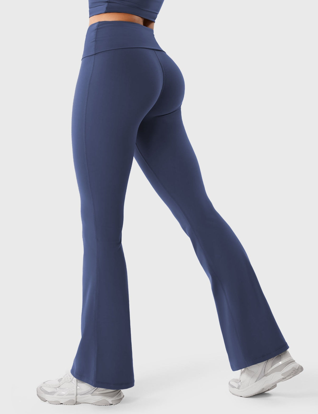 Gymfit Romola leggings med nedbrettet midje og sleng - Gymfit