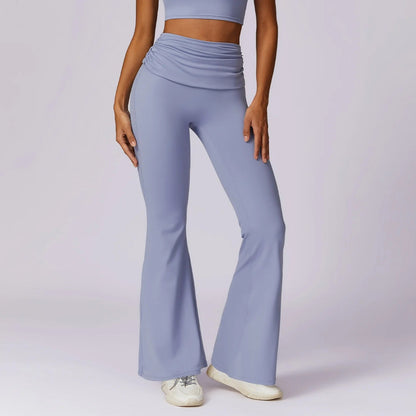 Gymfit Romola Fold Over Flare-leggings - Gymfit