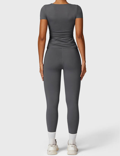 alt
Gymfit kortermet T-skjorte med rund hals - Gymfit