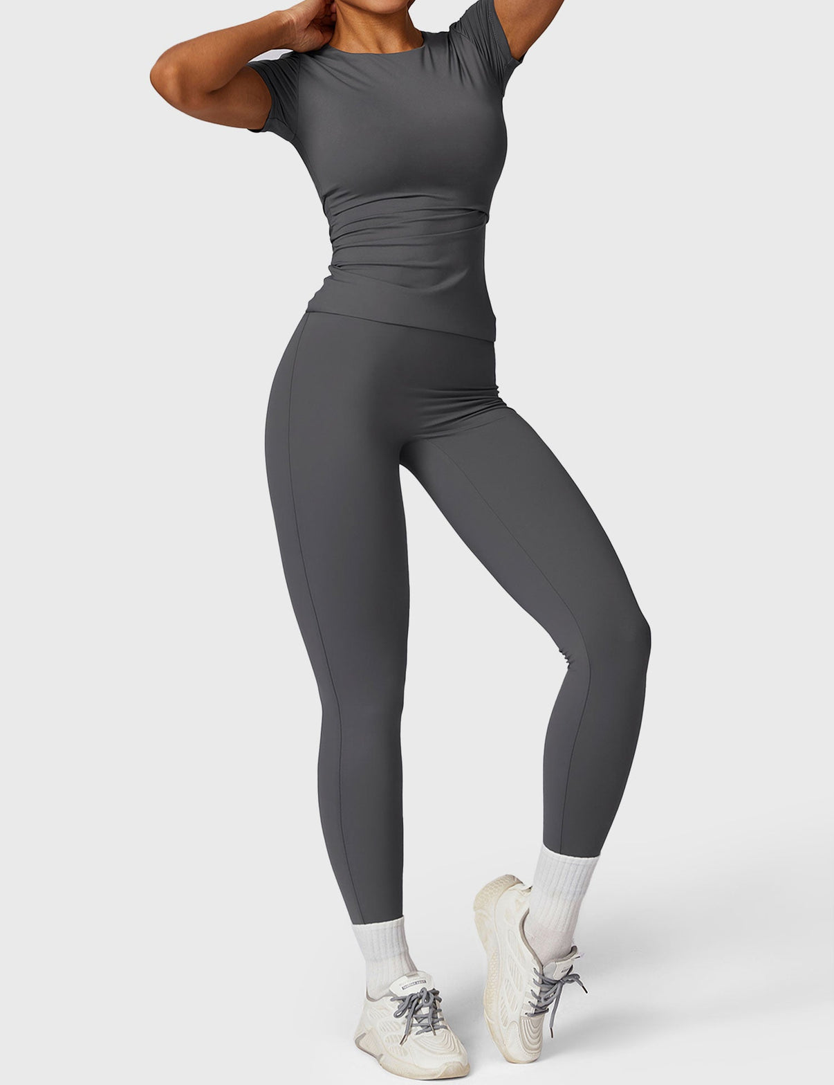 alt
Gymfit T-skjorte med kort erme og rund hals - Gymfit