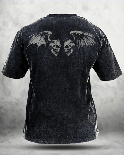 GYMFIT SKUL WING VASKET T-SKJORTE - Gymfit