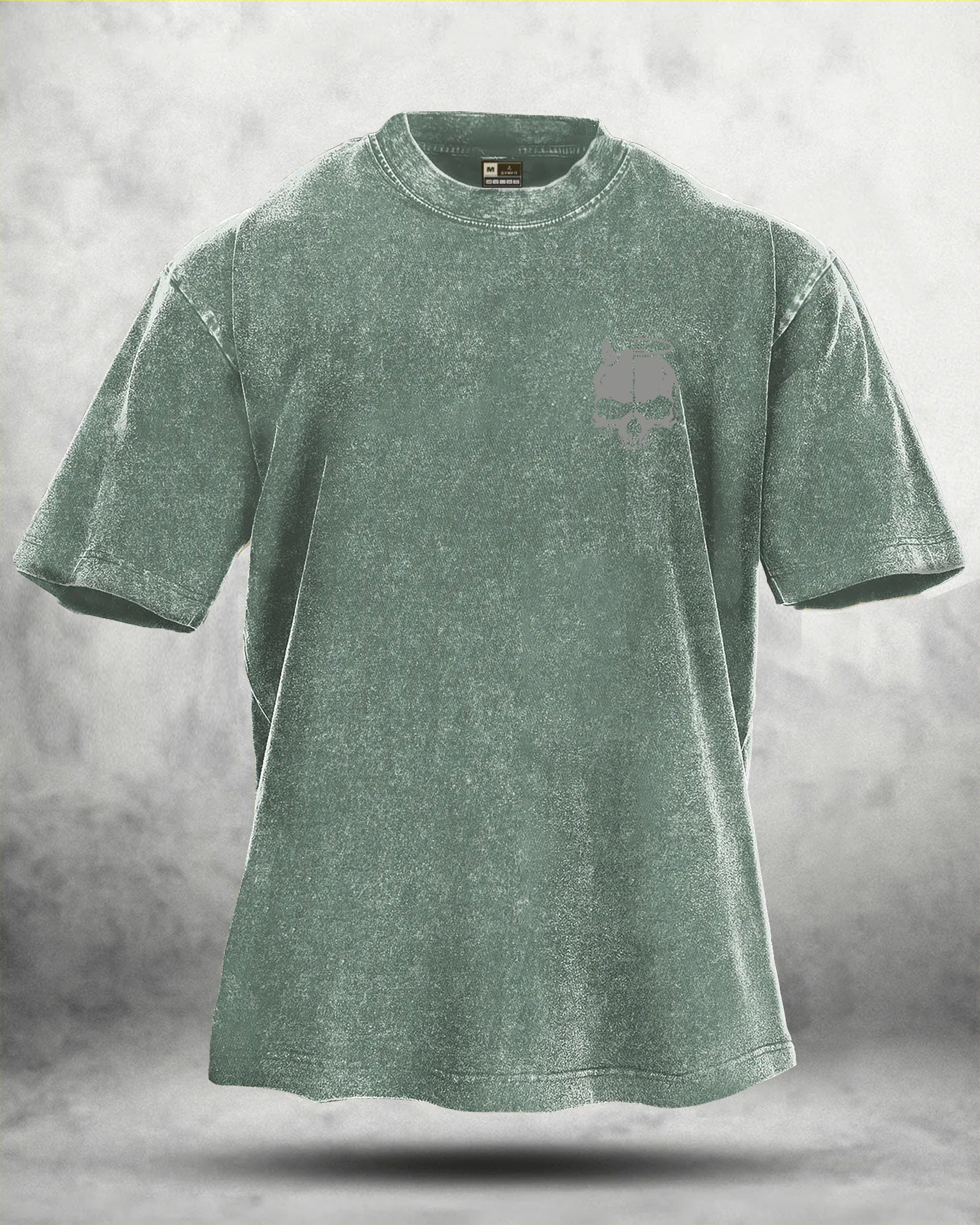 GYMFIT SKUL WING VASKET T-SHIRT - Gymfit