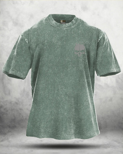 GYMFIT SKUL WING VASKET T-SHIRT - Gymfit