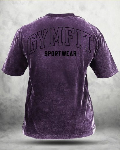 GYMFIT SPORTWEAR VASKET T-SKJORTE - Gymfit